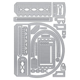 Load image into Gallery viewer, Tonic Studios Die Cutting Fabulous Fabrics - Designer Bag Die Set - 5835e