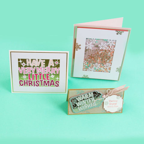 Tonic Studios Die Cutting Festive Frames - A Merry Little Christmas Die Set - 5290e