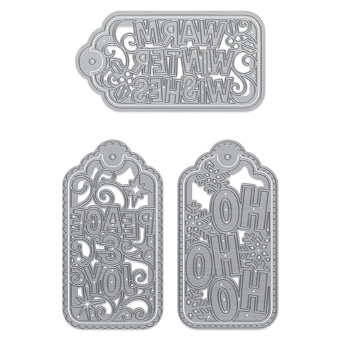 Tonic Studios Die Cutting Festive Tags – Goodwill Season Die Set - 5292e