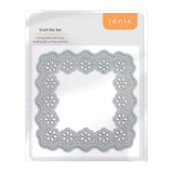 Load image into Gallery viewer, Tonic Studios Die Cutting Floral Square Die Set - 4685E