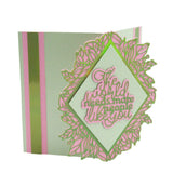 Load image into Gallery viewer, Tonic Studios Die Cutting Foliage Frames &amp; Inspiring Sentiments - Diamond Die Set - 5101E