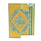 Load image into Gallery viewer, Tonic Studios Die Cutting Foliage Frames &amp; Inspiring Sentiments - Diamond Die Set - 5101E