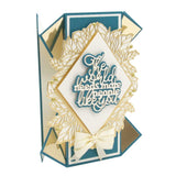 Load image into Gallery viewer, Tonic Studios Die Cutting Foliage Frames &amp; Inspiring Sentiments - Diamond Die Set - 5101E