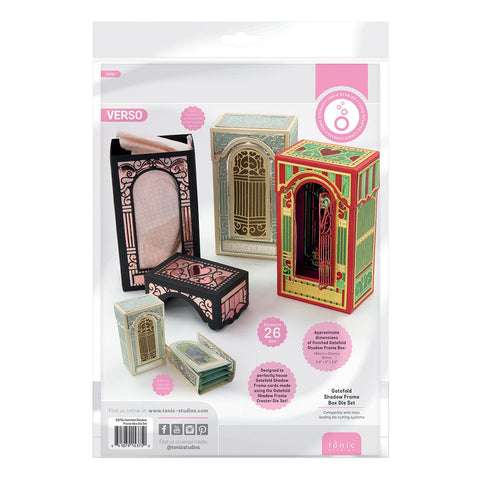 Tonic Studios Die Cutting Gatefold Shadow Frame Box Die Set - 5375e