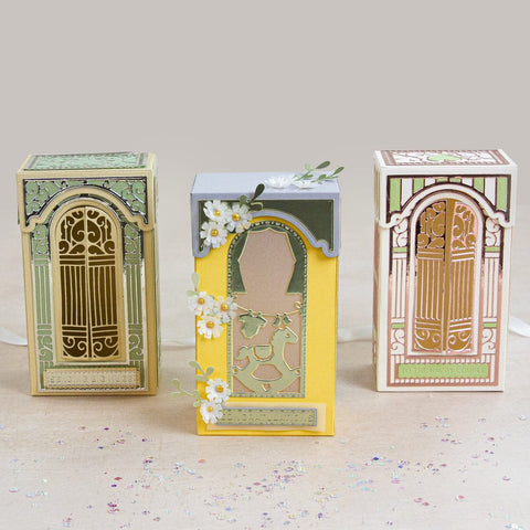 Tonic Studios Die Cutting Gatefold Shadow Frame Box Die Set - 5375e