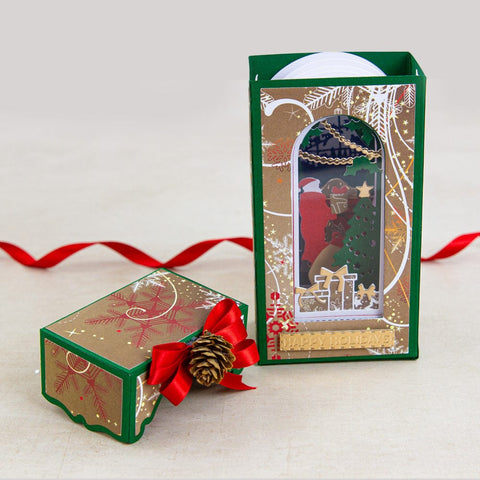 Tonic Studios Die Cutting Gatefold Shadow Frame Box Die Set - 5375e