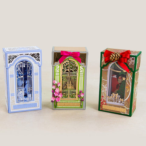 Tonic Studios Die Cutting Gatefold Shadow Frame Box Die Set - 5375e