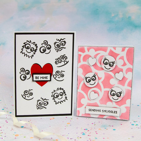 Tonic Studios Die Cutting Geo Buddies - Die, Stamp & Stencil Collection - DB145