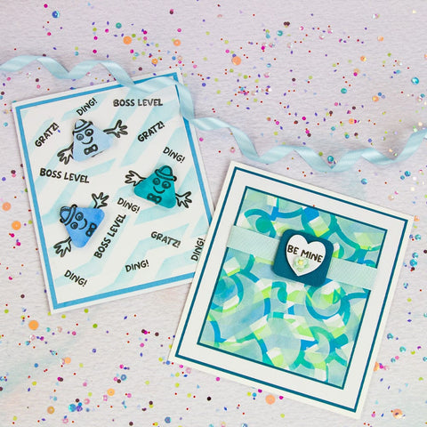 Tonic Studios Die Cutting Geo Buddies - Die, Stamp & Stencil Collection - DB145