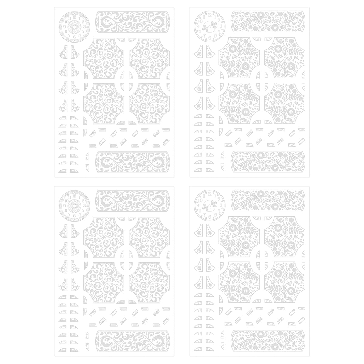 Tonic Studios Die Cutting Glorious Grandfather Clock Collection