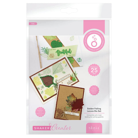 Tonic Studios Die Cutting Golden Leaves Autumn Shaker Creator Collection - DB21