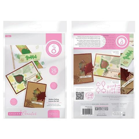 Tonic Studios Die Cutting Golden Leaves Autumn Shaker Creator Collection - DB21