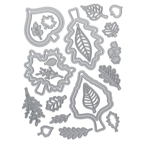 Tonic Studios Die Cutting Golden Leaves Autumn Shaker Creator Collection - DB21