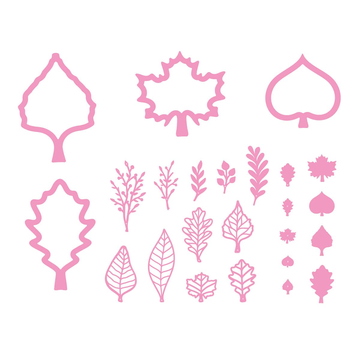 Tonic Studios Die Cutting Golden Leaves Autumn Shaker Creator Collection - DB21