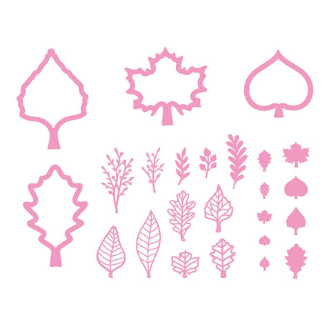 Tonic Studios Die Cutting Golden Leaves Autumn Shaker Creator Collection - DB21