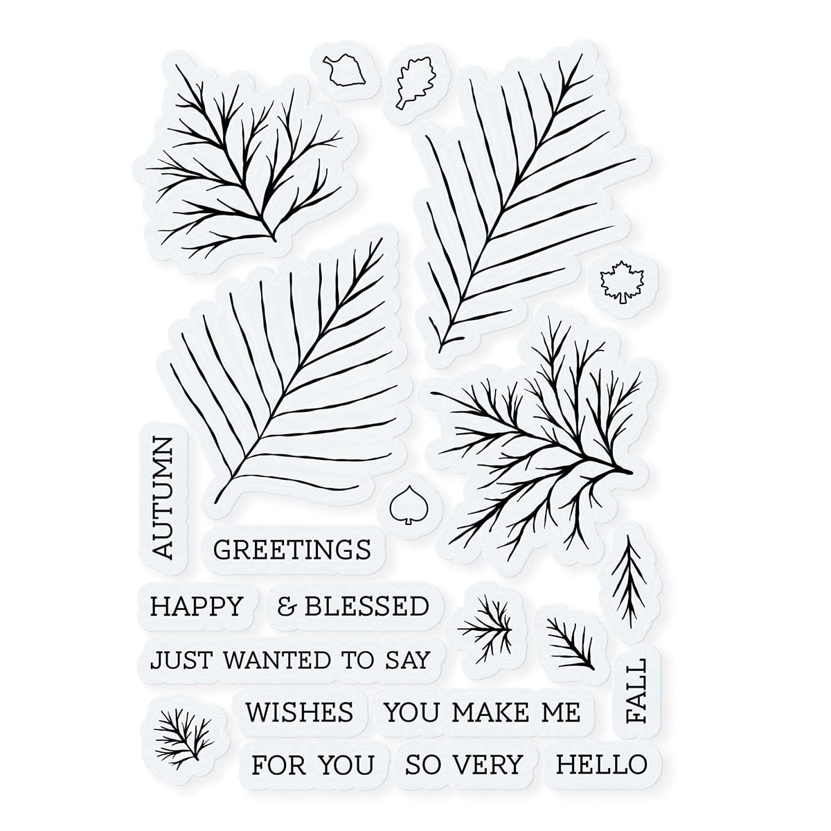 Tonic Studios Die Cutting Golden Leaves Autumn Shaker Creator Collection - DB21