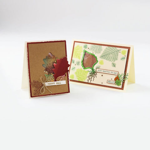Tonic Studios Die Cutting Golden Leaves Autumn Shaker Creator Collection - DB21
