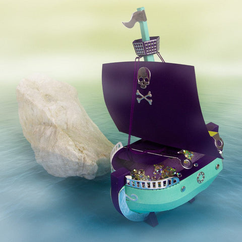 Tonic Studios Die Cutting Grandiose Galleon Gift Box Die Set - 6068e
