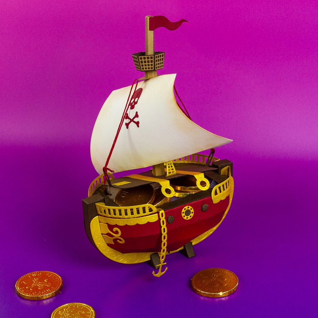 Tonic Studios Die Cutting Grandiose Galleon Gift Box Die Set - 6068e
