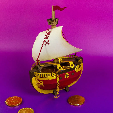 Tonic Studios Die Cutting Grandiose Galleon Gift Box Die Set - 6068e