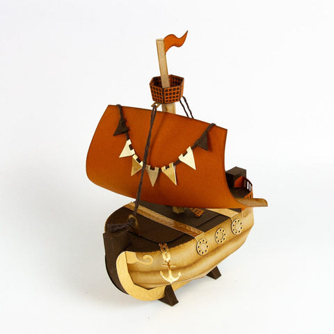Tonic Studios Die Cutting Grandiose Galleon Gift Box Die Set - 6068e