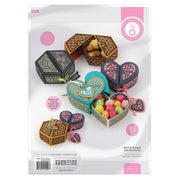 Tonic Studios Die Cutting Heart & Hexagon Split Box Die Set - 5220e