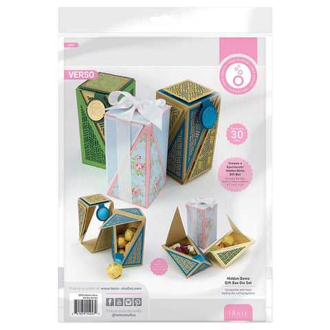 Tonic Studios Die Cutting Hidden Gems Gift Box Die Set -5257e