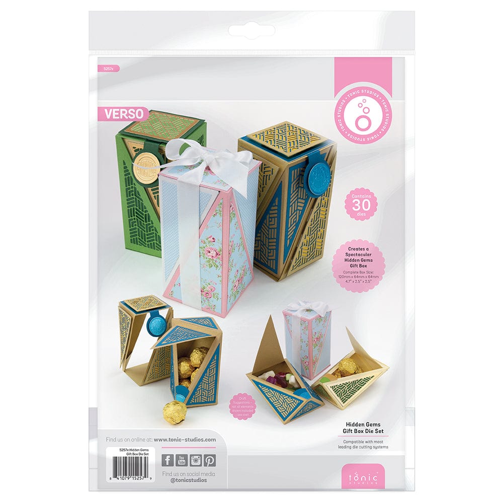 Tonic Studios Die Cutting Hidden Gems/Surperb Standing Die Set Bundle - DB24