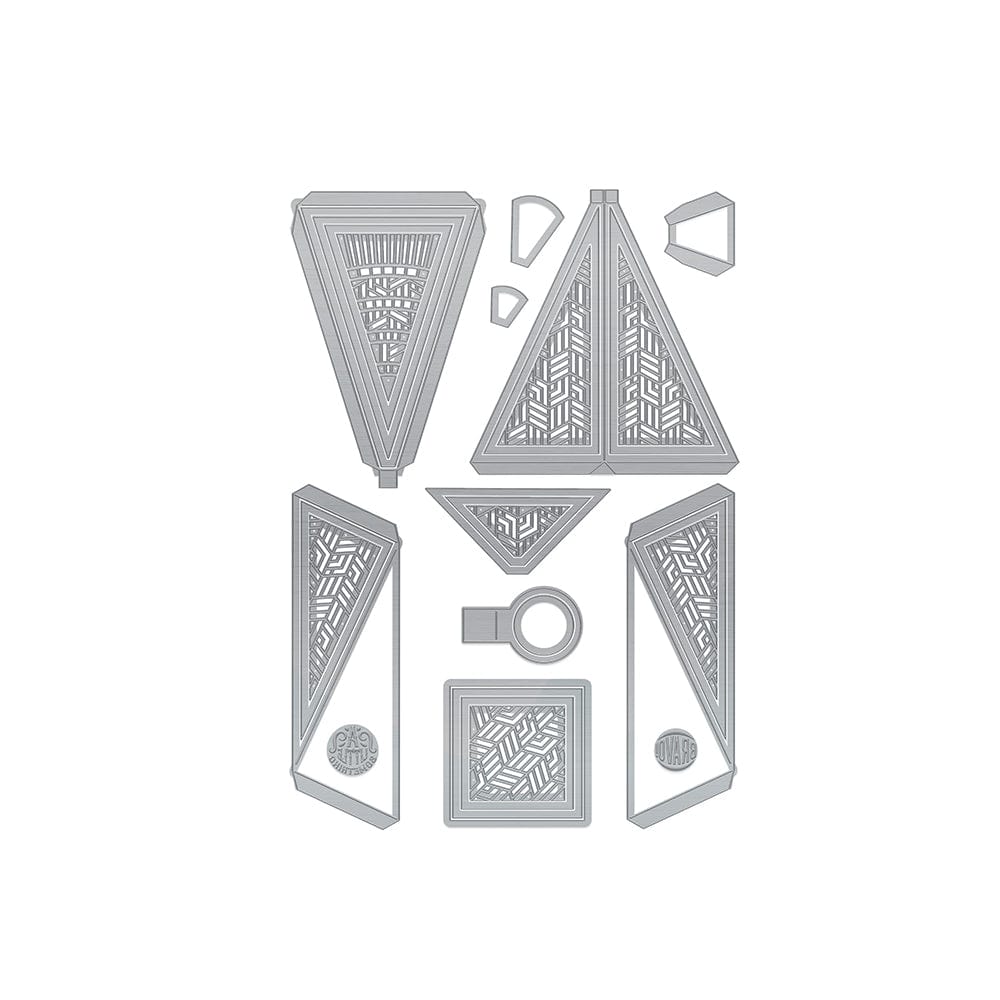 Tonic Studios Die Cutting Hidden Gems/Surperb Standing Die Set Bundle - DB24