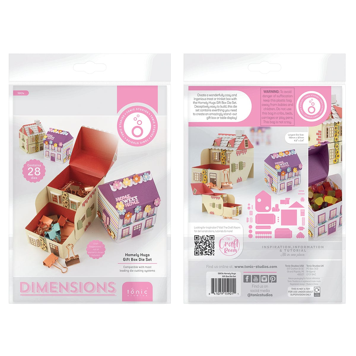 Tonic Studios Die Cutting Homely Hugs Die Set - 5901e