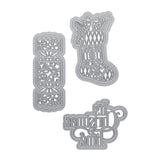 Load image into Gallery viewer, Tonic Studios Die Cutting It&#39;s Christmas Time Cracker &amp; Stocking Die Set - 5228e