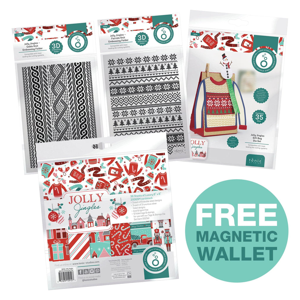 Tonic Studios Die Cutting Jolly Jingles Full Papercraft Collection - BW2502
