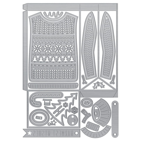 Tonic Studios Die Cutting Jolly Jingles Gift Bag Die Set - 5913e