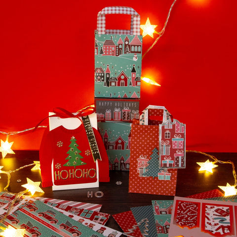 Tonic Studios Die Cutting Jolly Jingles Gift Bag Die Set - 5913e