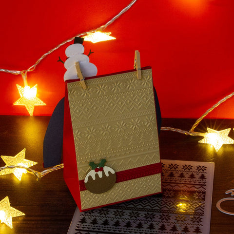 Tonic Studios Die Cutting Jolly Jingles Gift Bag Die Set - 5913e