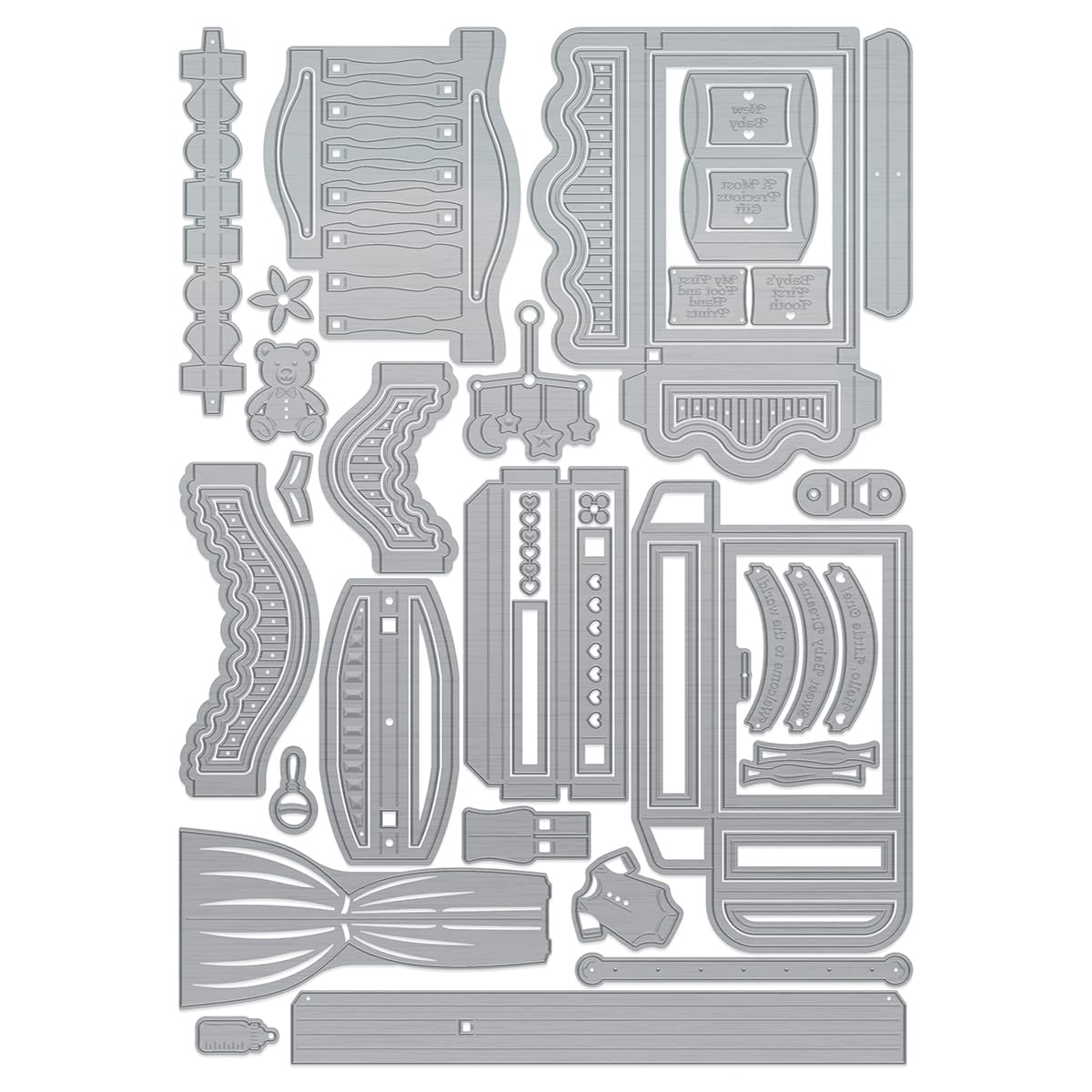 Tonic Studios Die Cutting Keepsake Cradle - Showcase Die Set - SHOW64