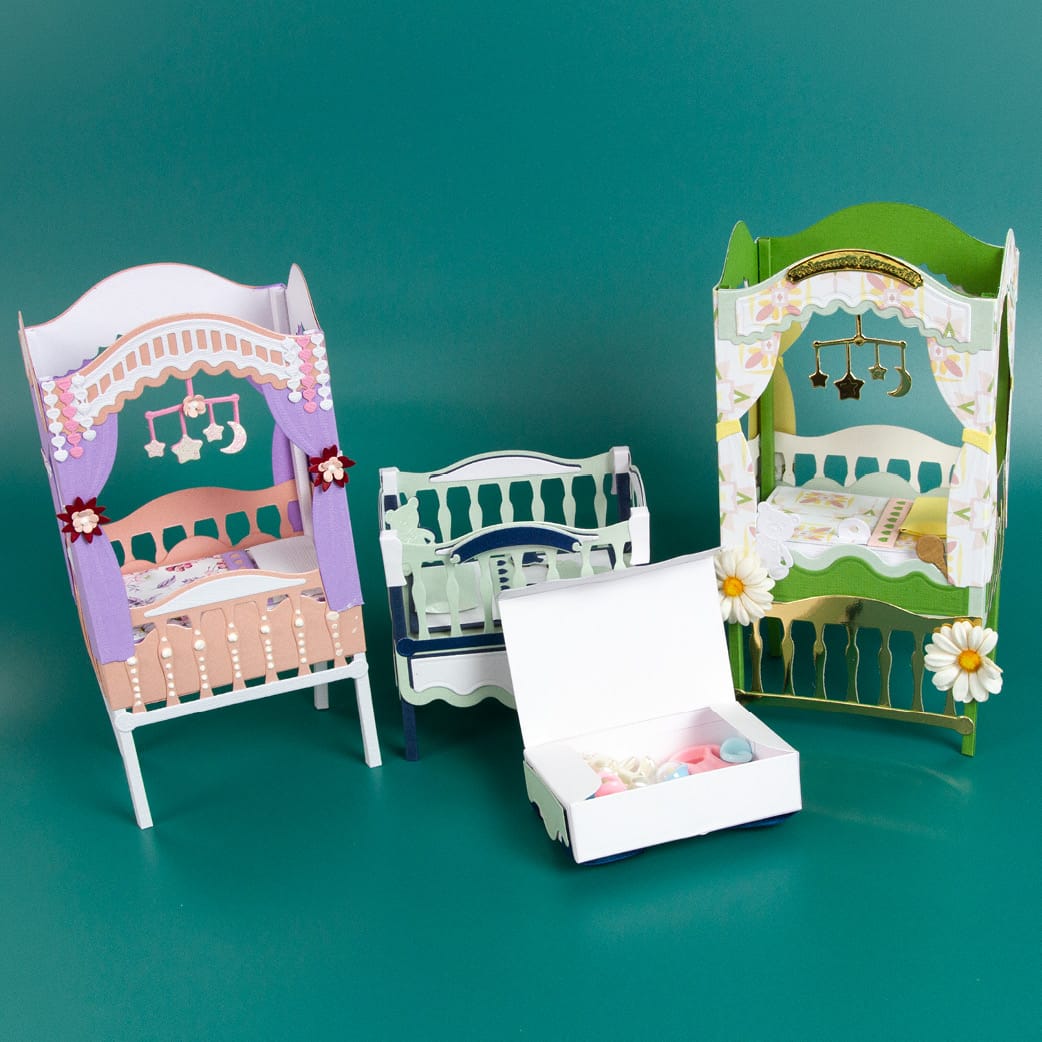 Tonic Studios Die Cutting Keepsake Cradle - Showcase Die Set - SHOW64
