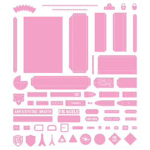 Tonic Studios Die Cutting Legacy Luggage Die Set & Adventure Awaits Patterned Pad - Showcase PLUS