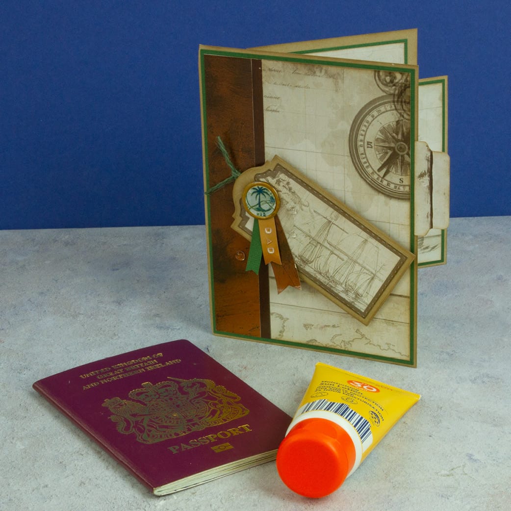 Tonic Studios Die Cutting Legacy Luggage Die Set & Adventure Awaits Patterned Pad - Showcase PLUS