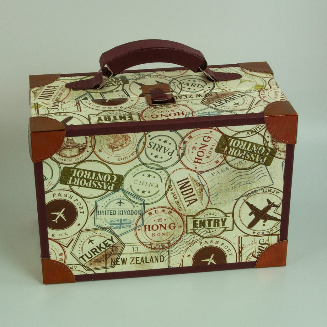Tonic Studios Die Cutting Legacy Luggage Die Set & Adventure Awaits Patterned Pad - Showcase PLUS