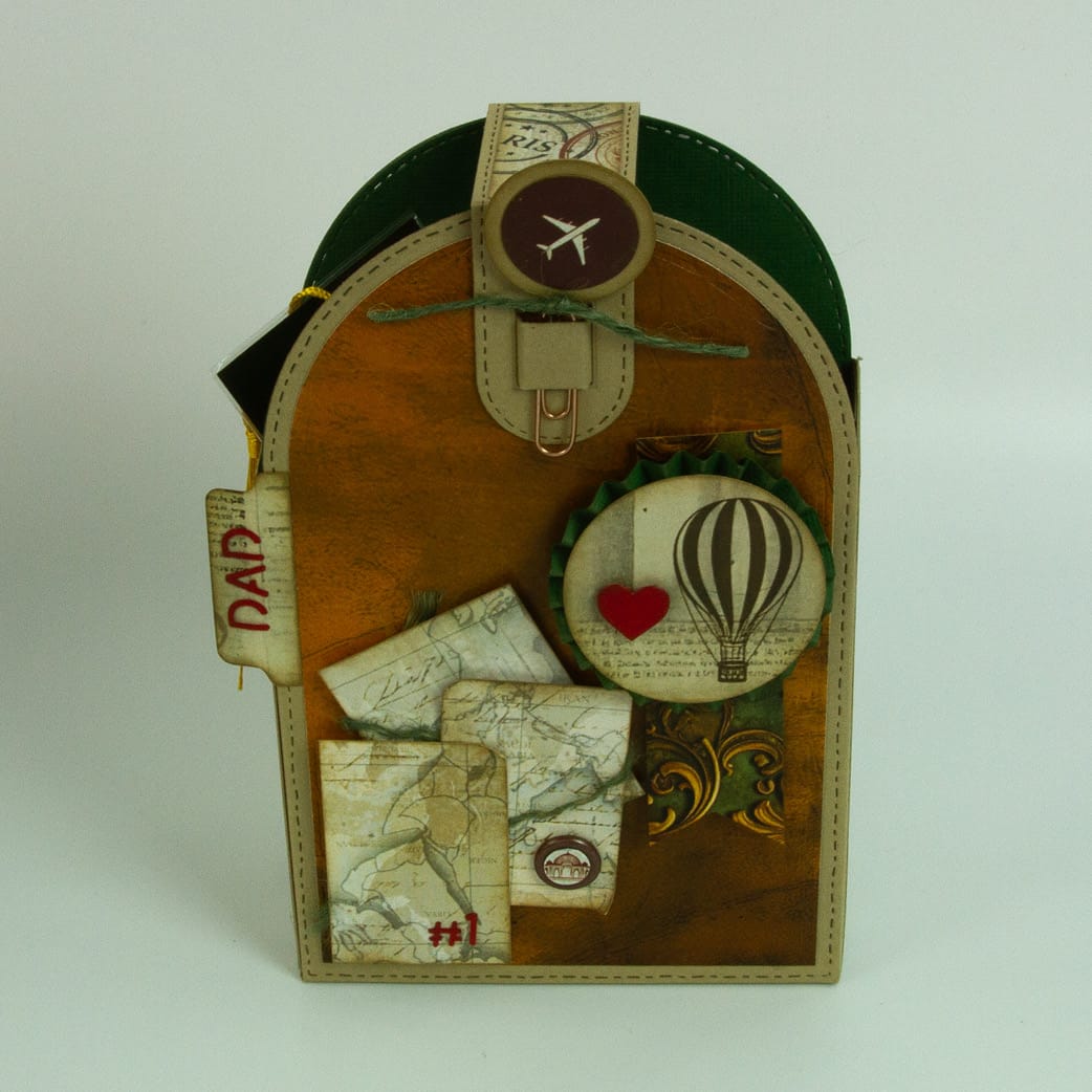 Tonic Studios Die Cutting Legacy Luggage Die Set & Adventure Awaits Patterned Pad - Showcase PLUS