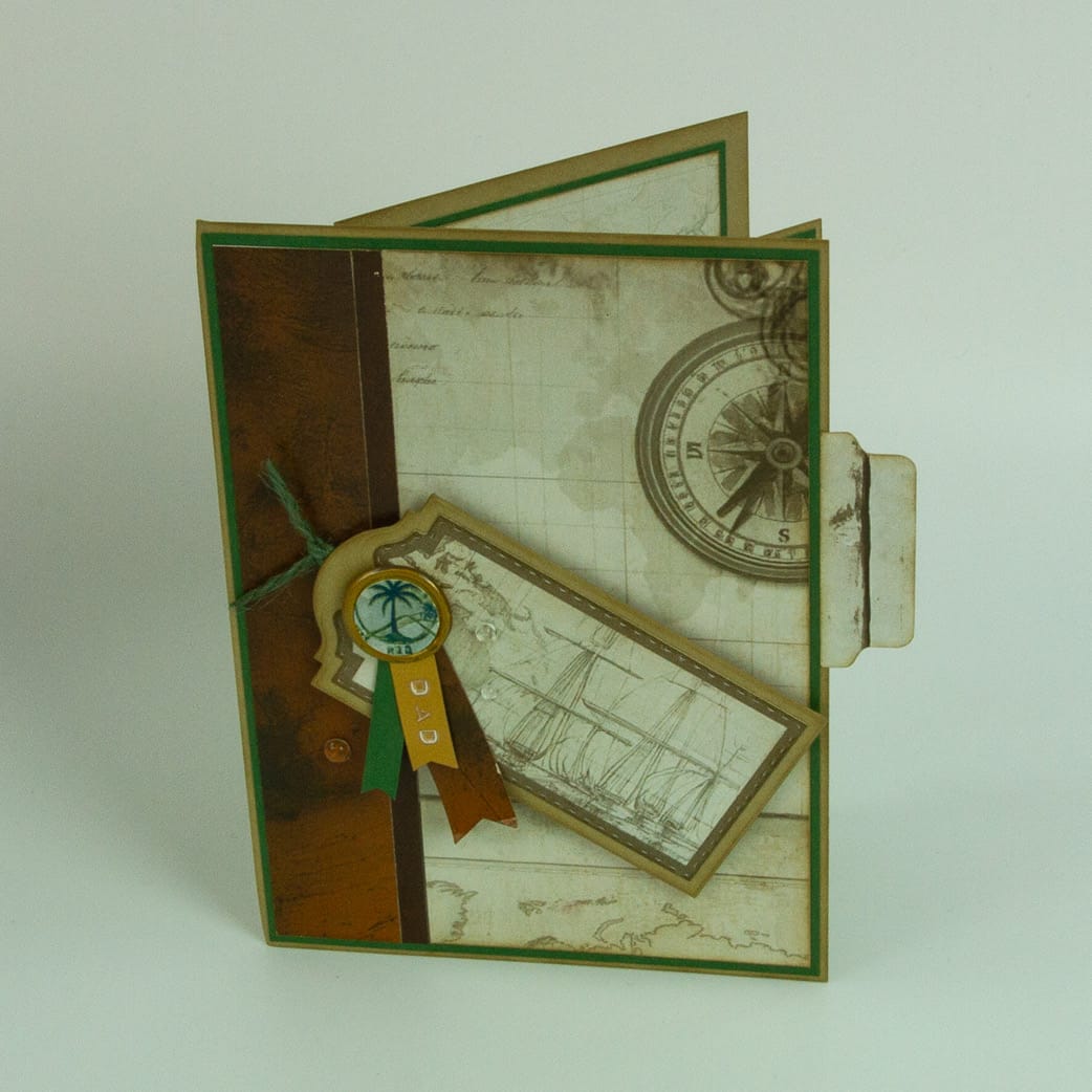 Tonic Studios Die Cutting Legacy Luggage Die Set & Adventure Awaits Patterned Pad - Showcase PLUS