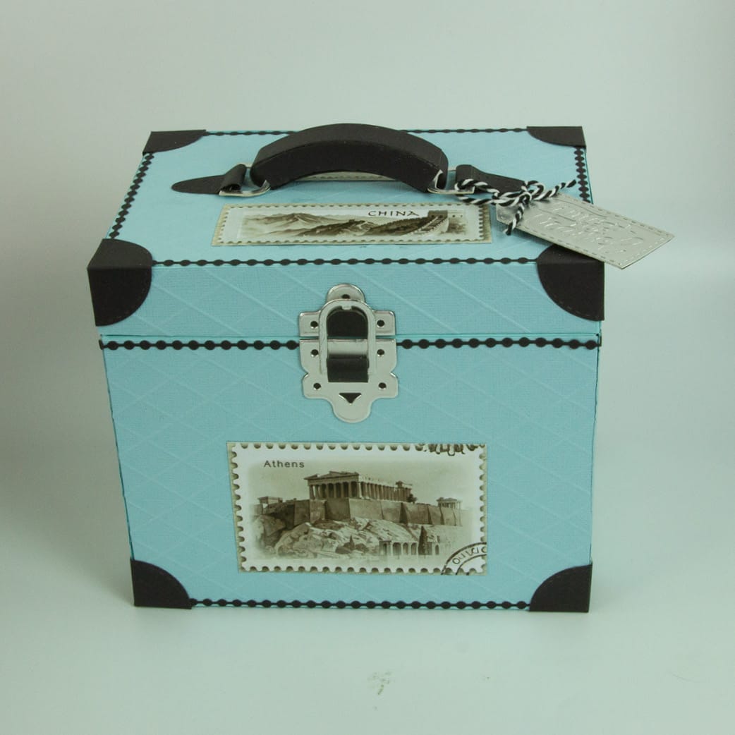 Tonic Studios Die Cutting Legacy Luggage Die Set & Adventure Awaits Patterned Pad - Showcase PLUS