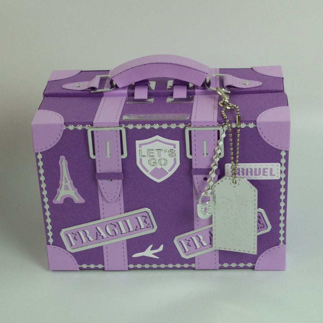 Tonic Studios Die Cutting Legacy Luggage Die Set & Adventure Awaits Patterned Pad - Showcase PLUS