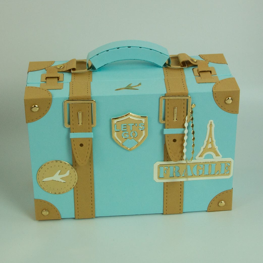 Tonic Studios Die Cutting Legacy Luggage Die Set & Adventure Awaits Patterned Pad - Showcase PLUS