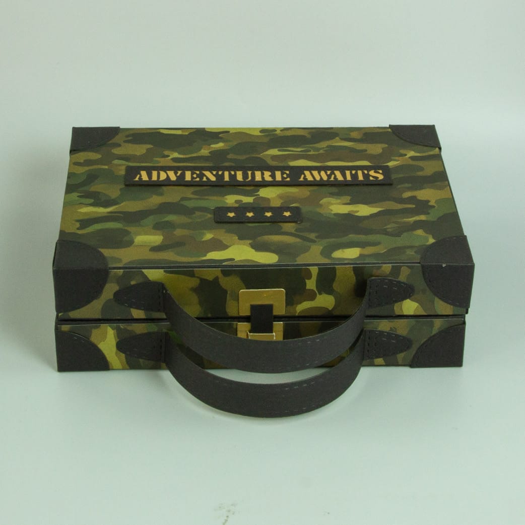 Tonic Studios Die Cutting Legacy Luggage Die Set & Adventure Awaits Patterned Pad - Showcase PLUS