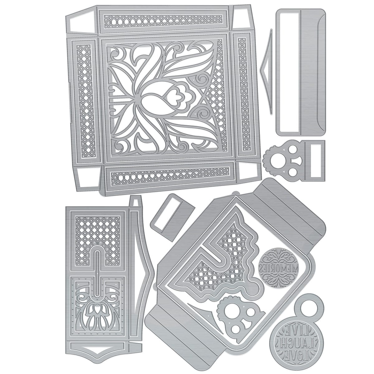 Tonic Studios Die Cutting Mini Index Bureau Box Die Set - 5351e