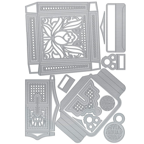 Tonic Studios Die Cutting Mini Index Bureau Box Die Set - 5351e