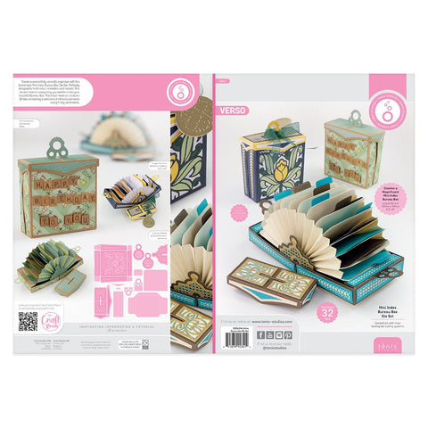 Tonic Studios Die Cutting Mini Index Bureau Box Die Set - 5351e