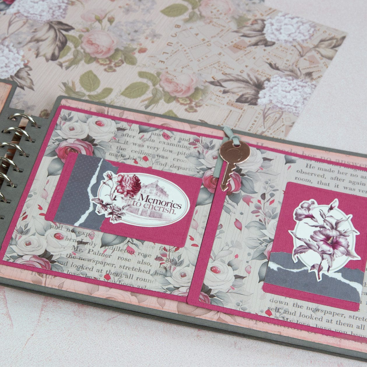 Tonic Studios Die Cutting My Memory Book - A Trove of Locks Die Set